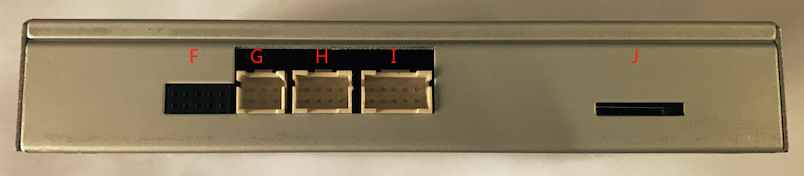 Module rear connections.